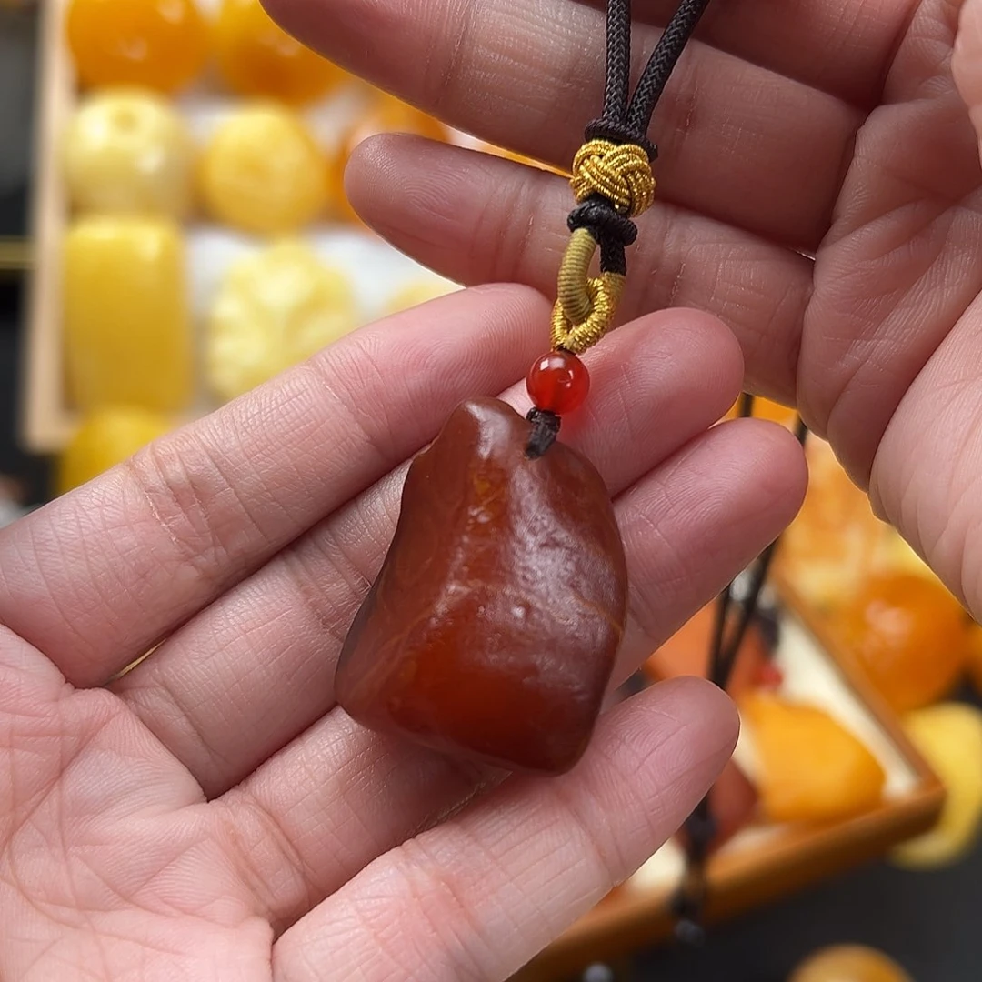 蜜蜡颈饰未镶嵌蜜蜡