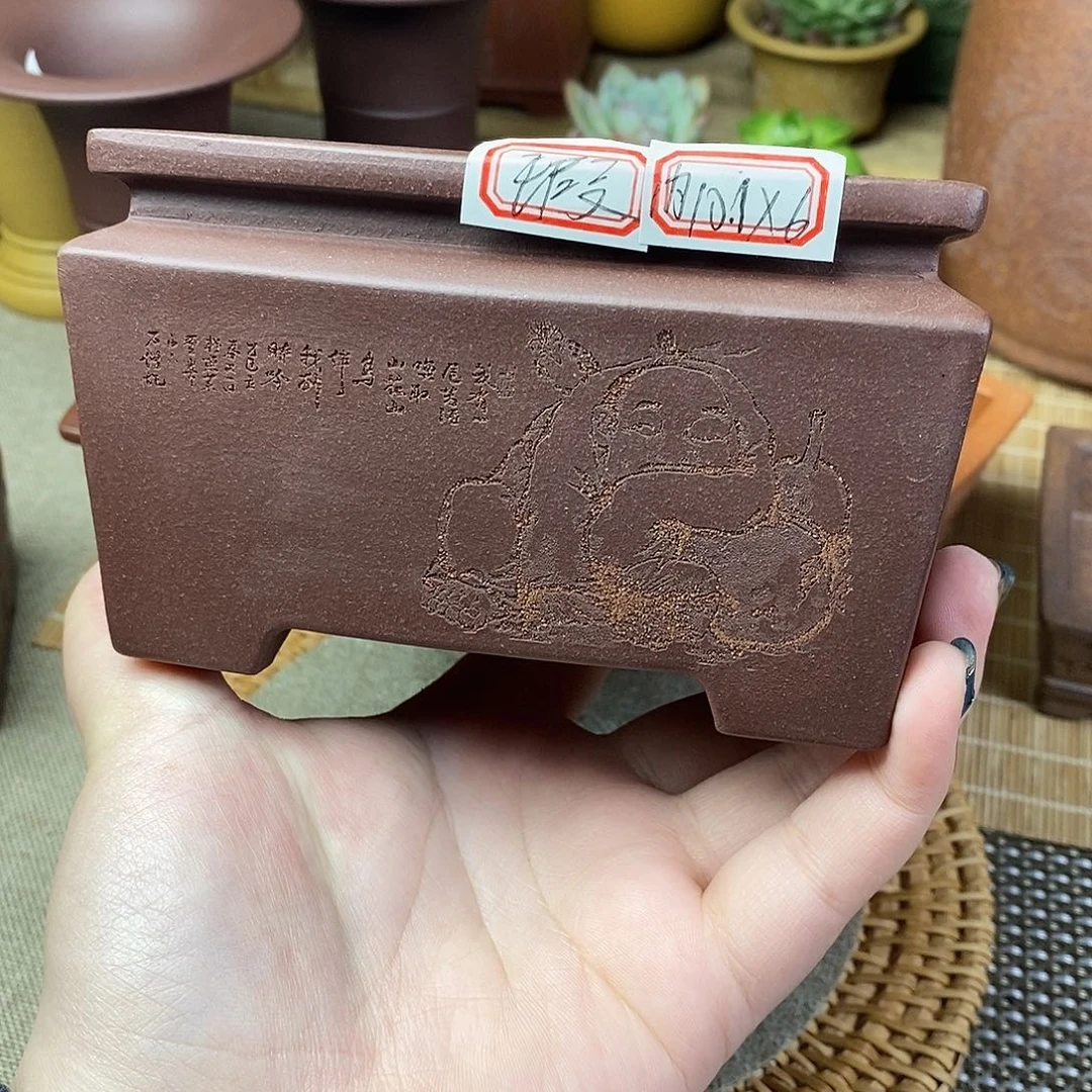 宜兴紫砂精品花盆