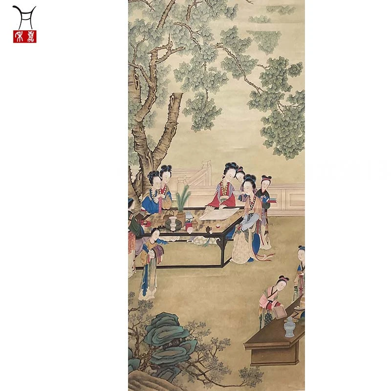 Q1002人物立轴130x60/7平尺