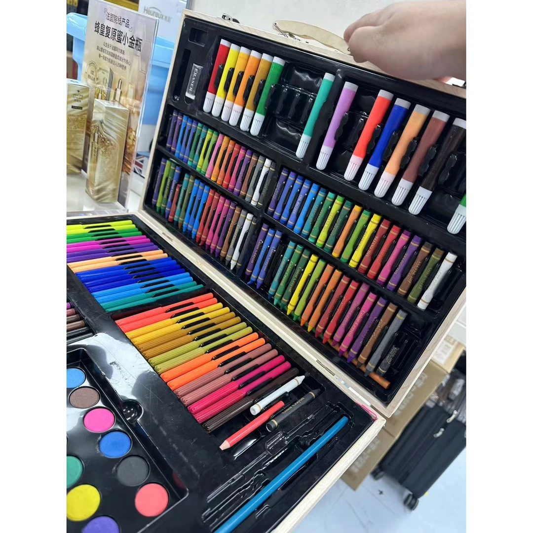 儿童绘画笔小孩学生水彩笔套盒美术画画文具用品礼盒 DPL