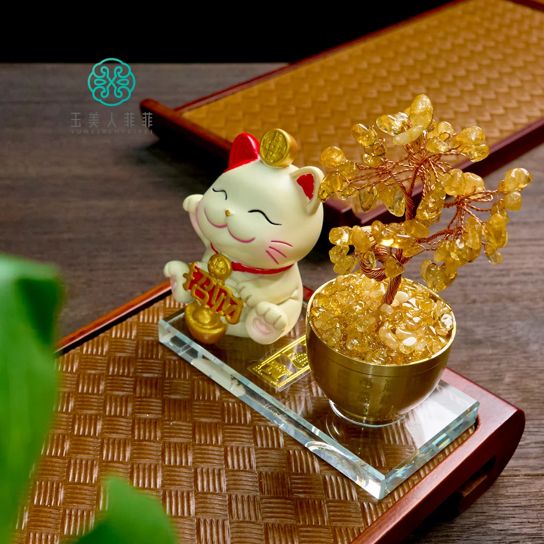 玉美人菲菲~水晶摆件