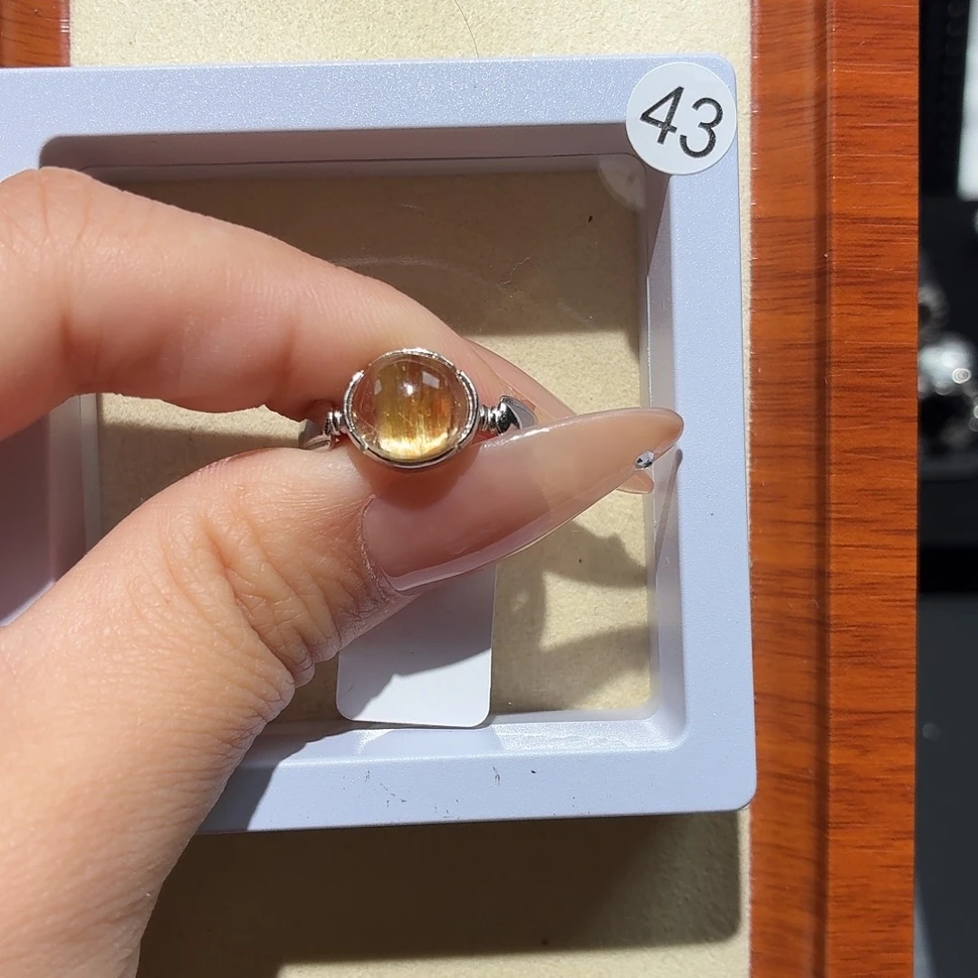 沫***沫水晶银S925镶嵌戒指