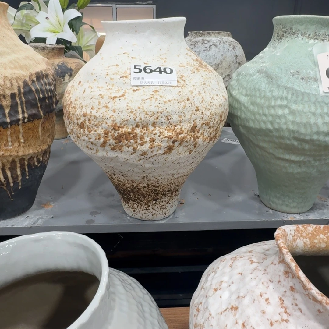 晴***晴摆件花瓶默认无孔口10高34编码5640