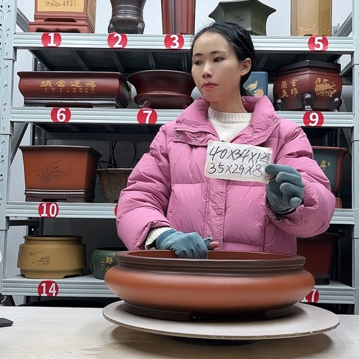 紫砂花盆紫砂花盆