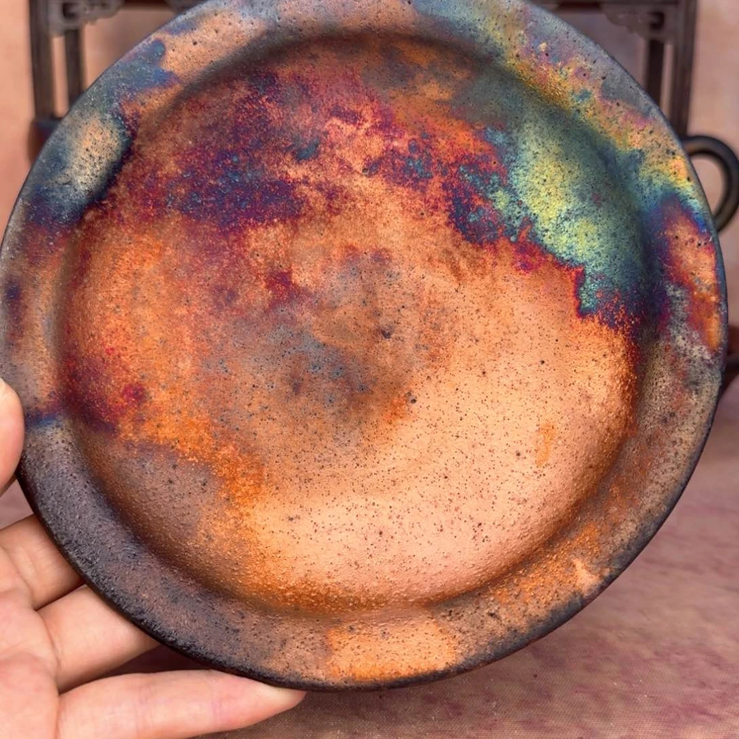 荥经黑砂炸福利窑彩壶承22