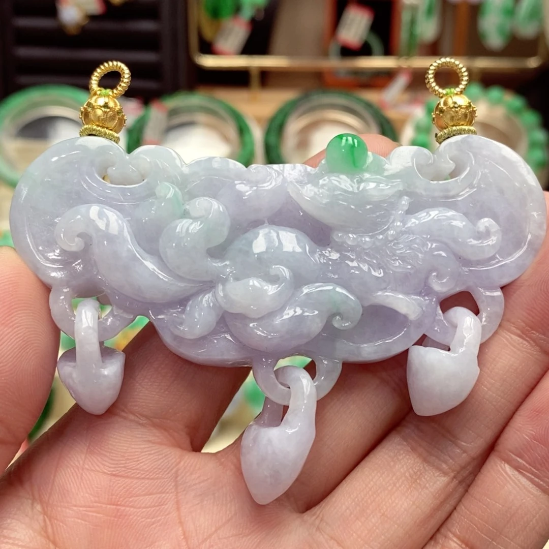 颈饰未镶嵌翡翠翡翠吊坠