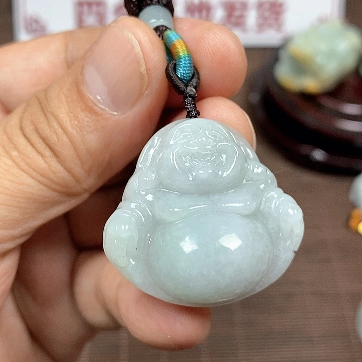 颈饰未镶嵌翡翠天然翡翠玉A货配证书