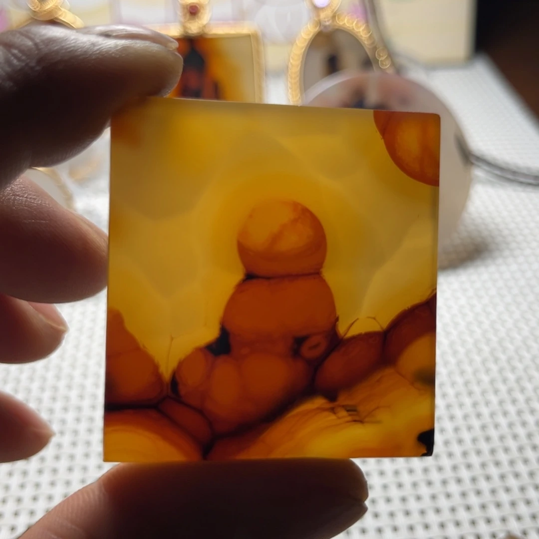 玛瑙/玉髓未镶嵌吊坠(不含链)