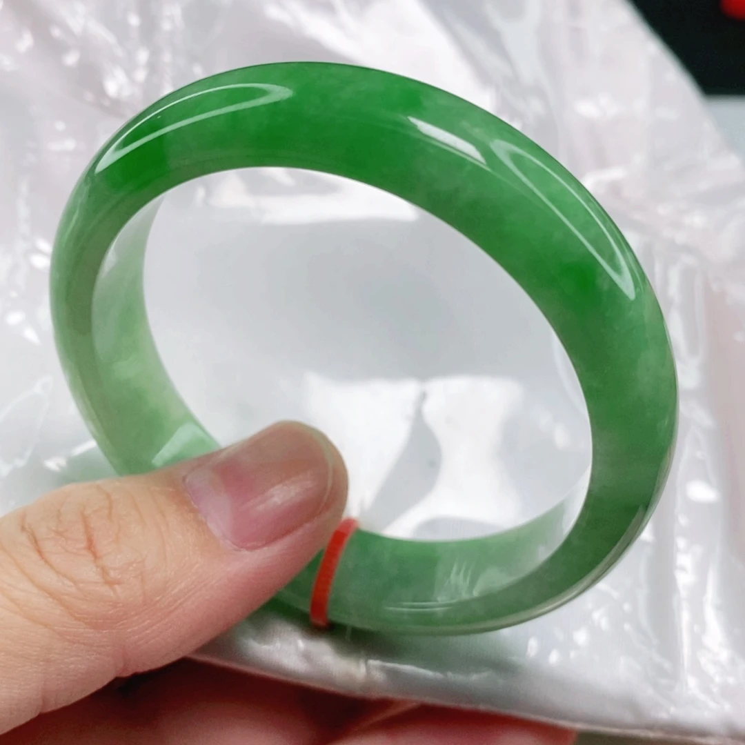 未镶嵌手镯翡翠52圈口