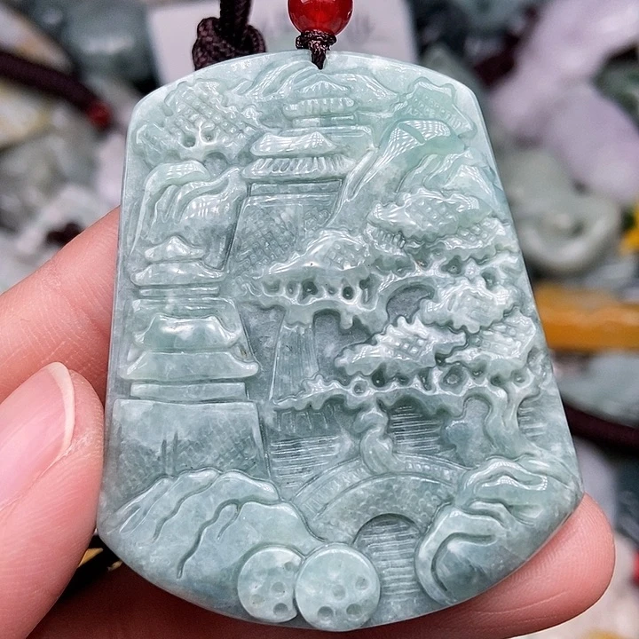 颈饰未镶嵌翡翠翡翠