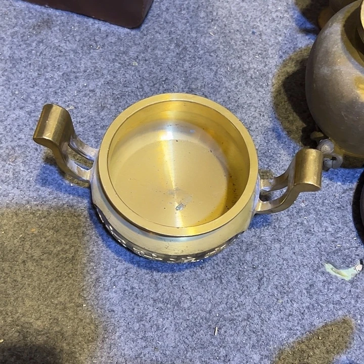 晨***兴黄铜摆件，文房工艺品摆件
