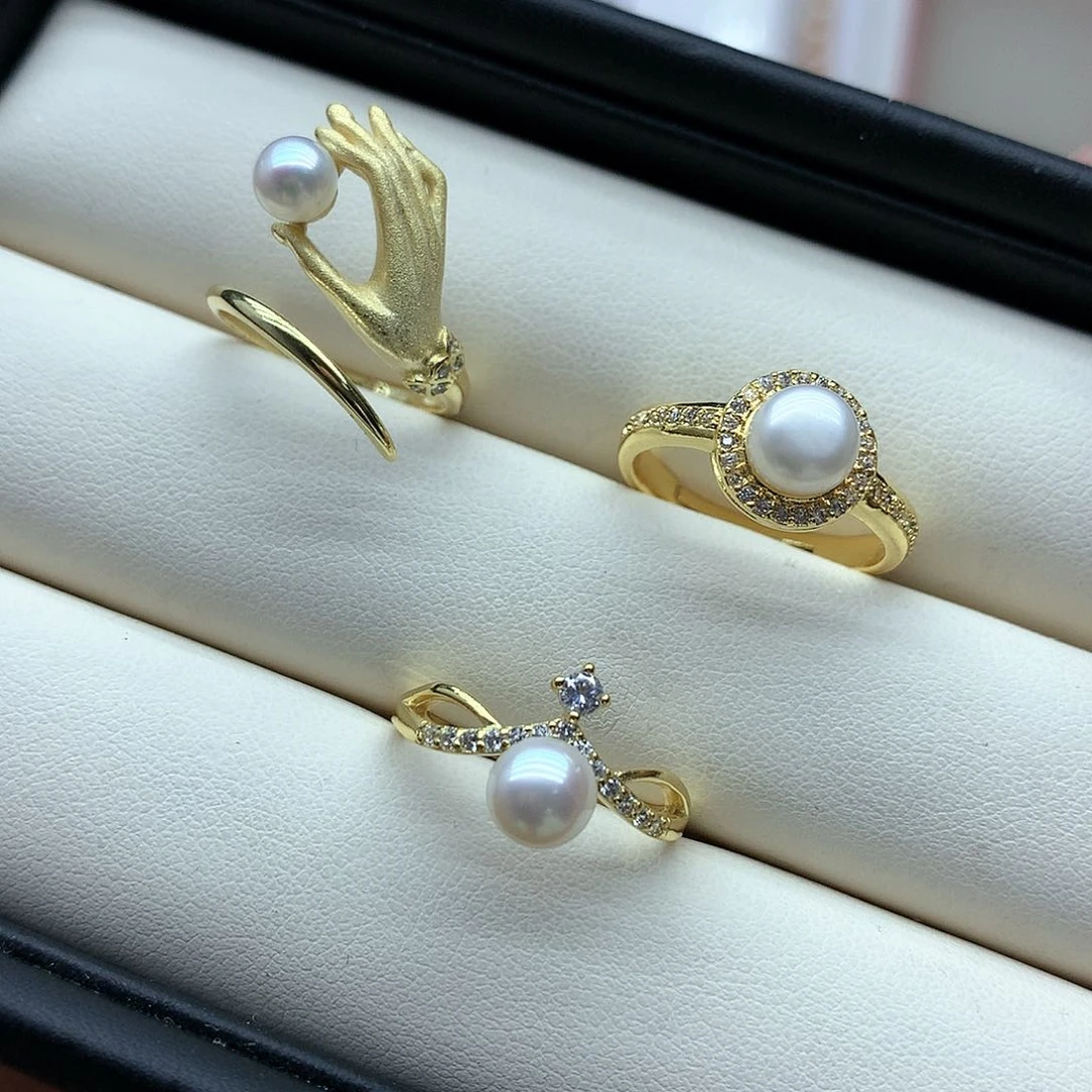 淡水珍珠戒指未镶嵌