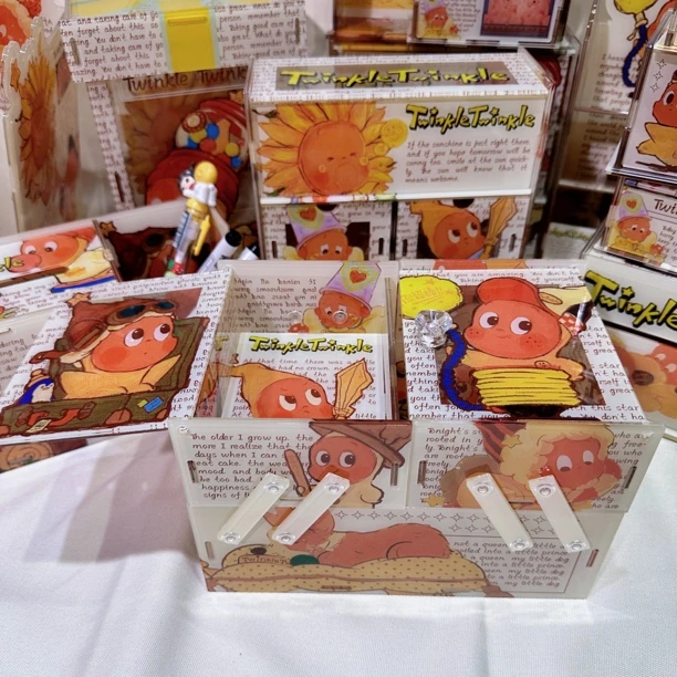 【亚克力片片灯牌礼物专场】亚克力贴片手机壳 置物架