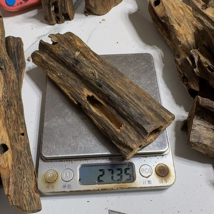 沉香碎屑沉香绿棋楠张勺子27克