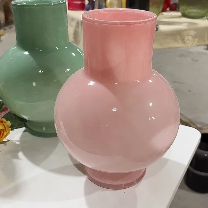 琉璃30厘米高货葫芦花瓶