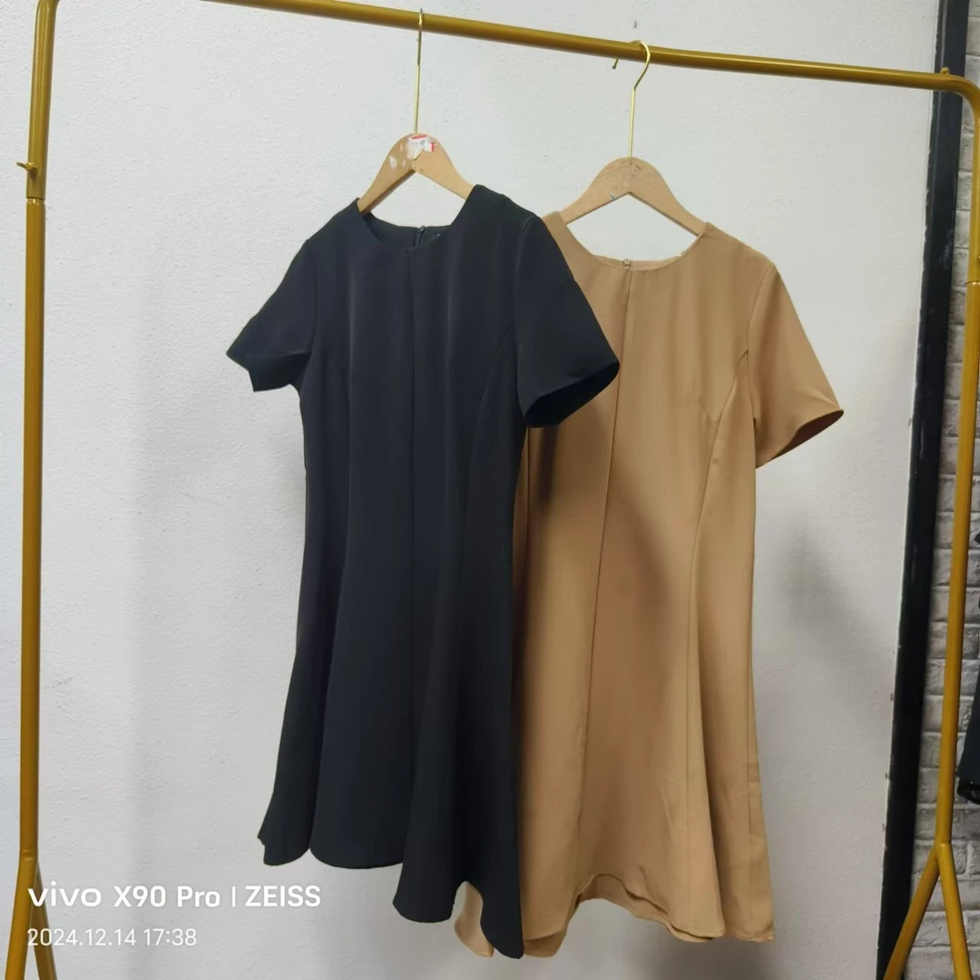 唯琳剪标  8仓B7-8-6070款  修身短袖连衣裙