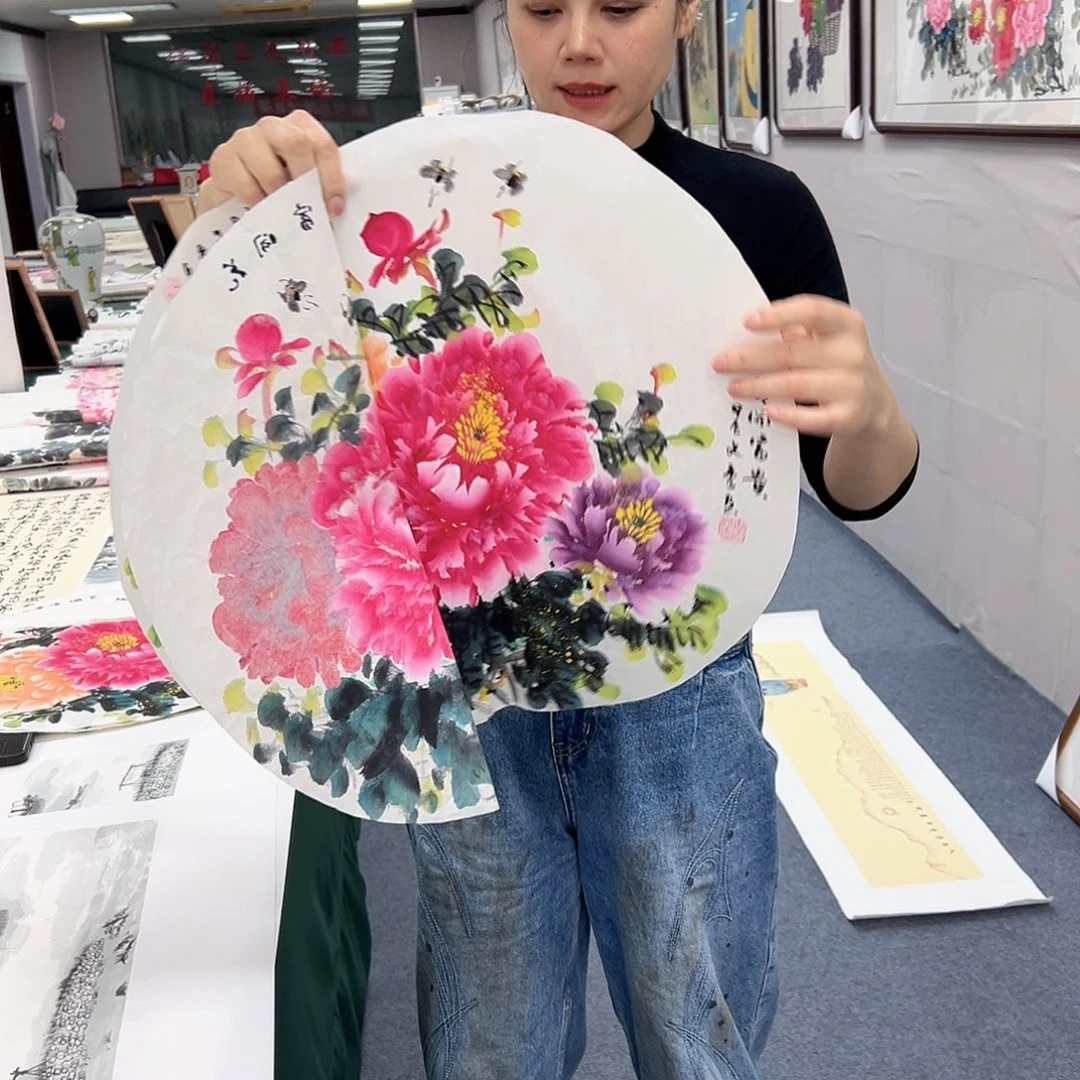 国画宣纸国画纯手绘作品，随机发货