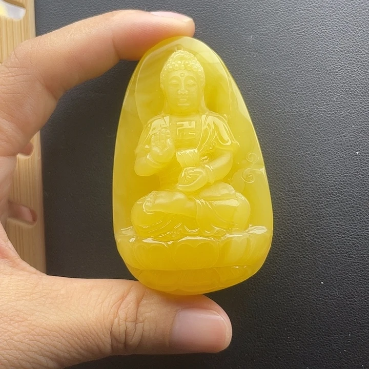 琥珀颈饰未镶嵌天然琥珀蜜蜡
