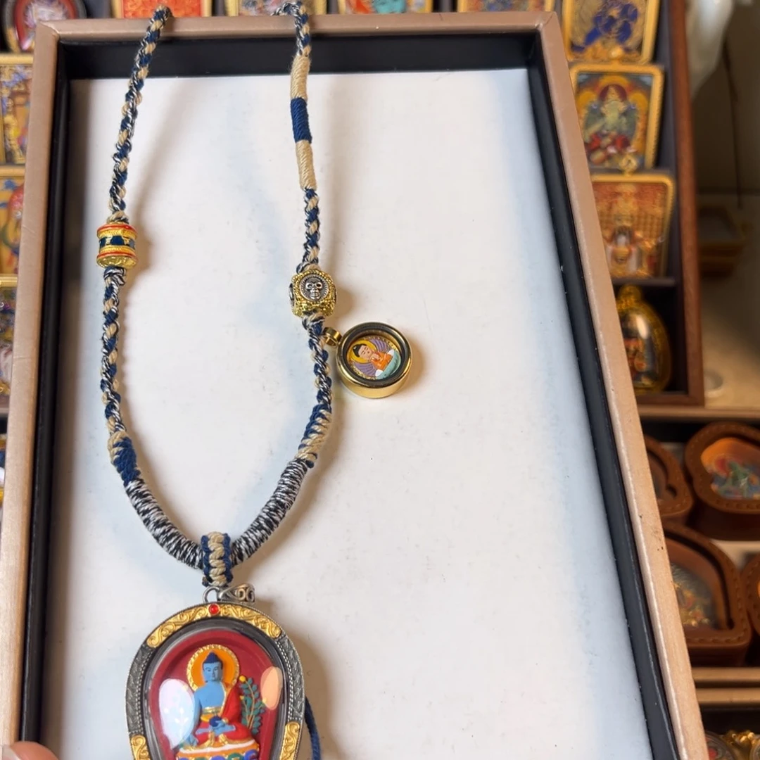 吊坠➕*装裱画立体擦擦药师佛➕阿弥陀佛