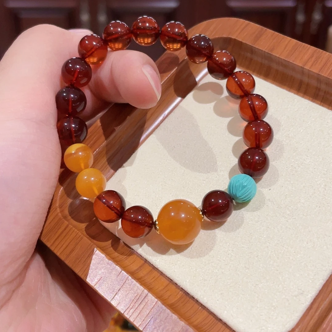 手链蜜蜡未镶嵌手串