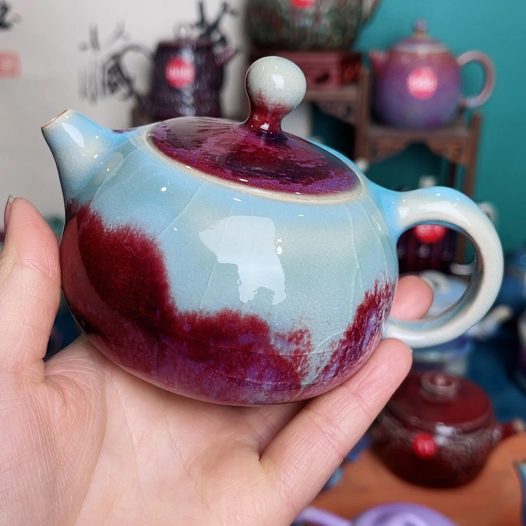 壶木*钧瓷艺术作品壶