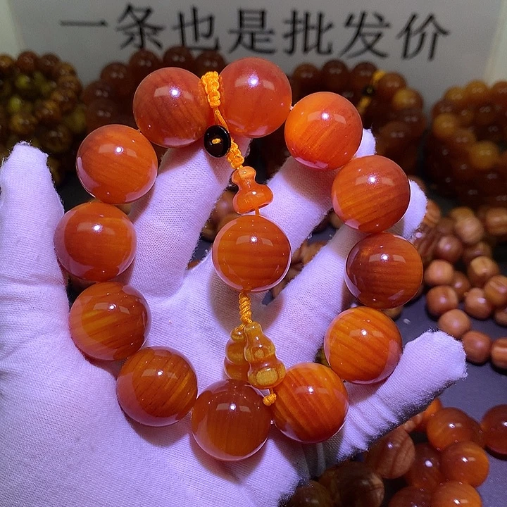 松木（琥珀木）手串/手链2.1 包浆高货