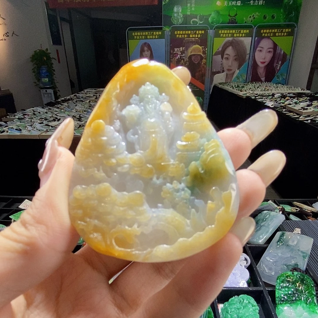 颈饰未镶嵌翡翠翡翠