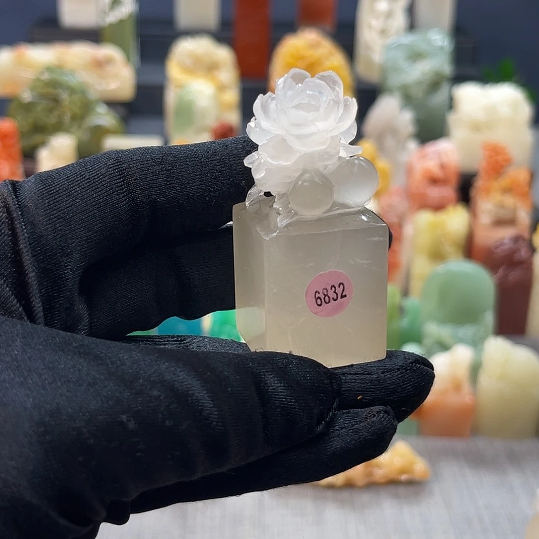 昌化石印石大***风包邮包刻6832