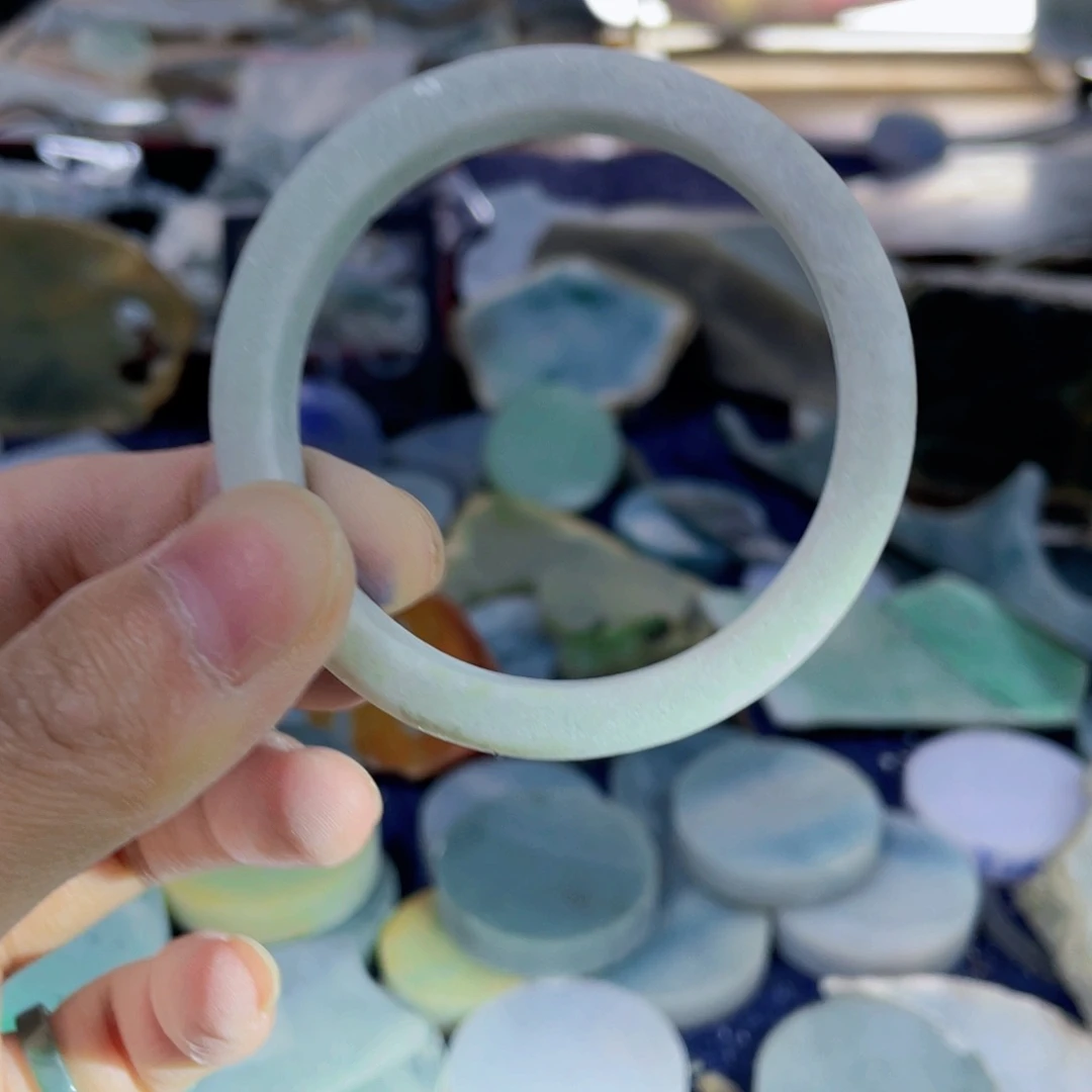 翡翠挂件未镶嵌K缅甸天然翡翠片料