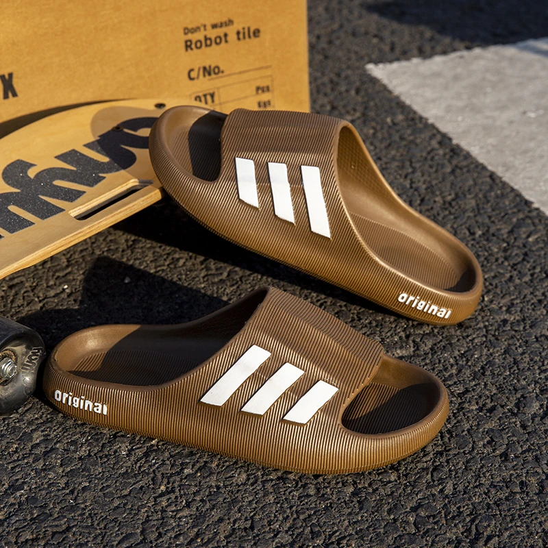 eva防滑拖鞋女士2025新款浴室洗澡防滑家用厚底外穿踩屎感凉拖鞋