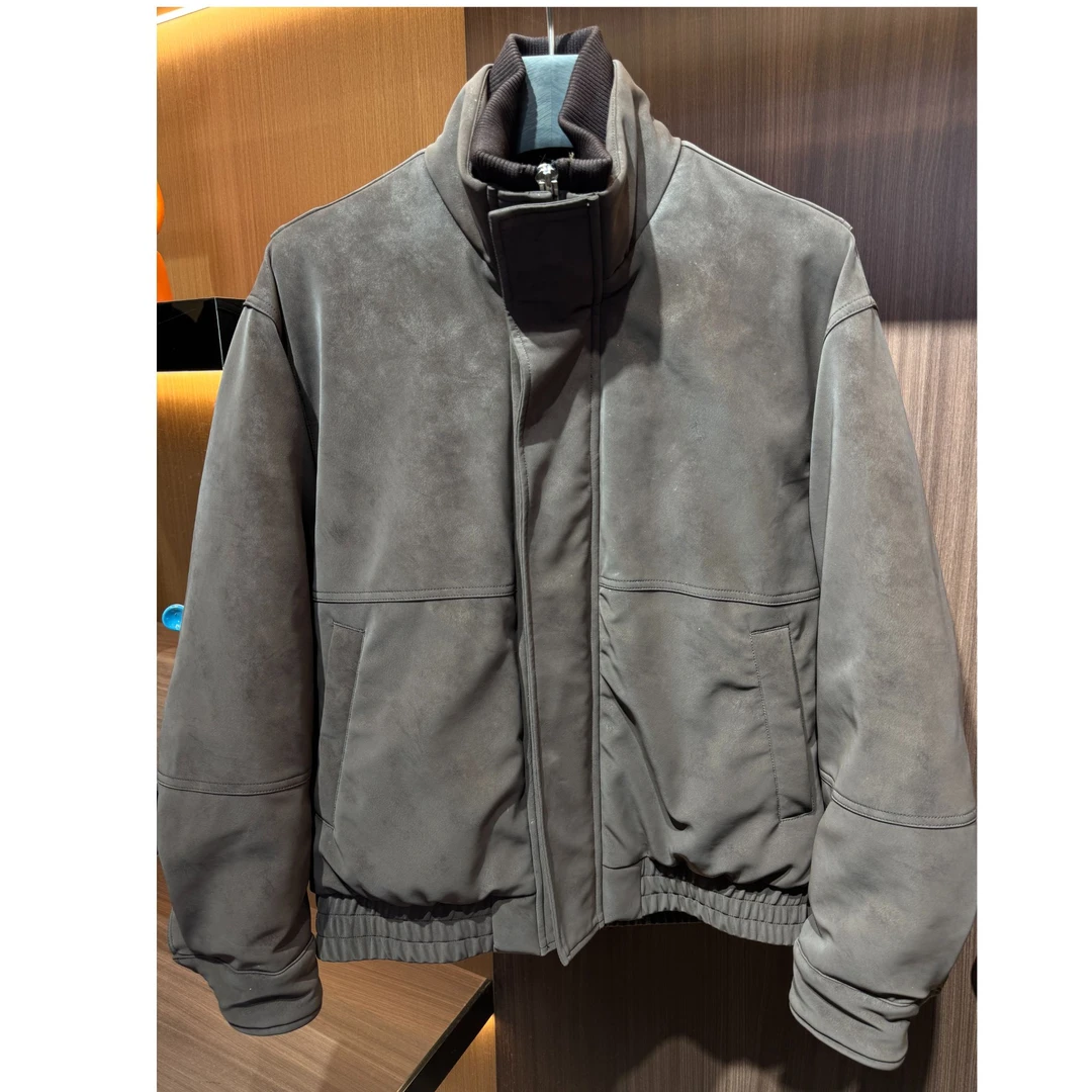 Z5010—@飞早秋冬新款威尼斯高端顶奢秀款90羽绒皮衣夹克外套