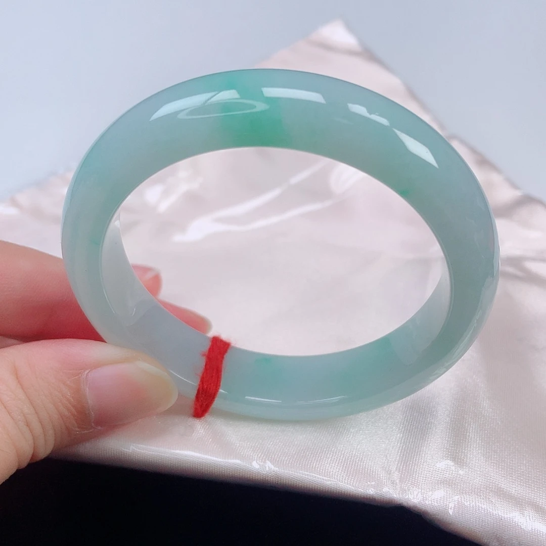 未镶嵌手镯翡翠53正圈