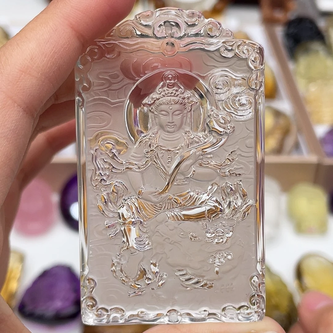 颈饰水晶未镶嵌定制吊坠文殊