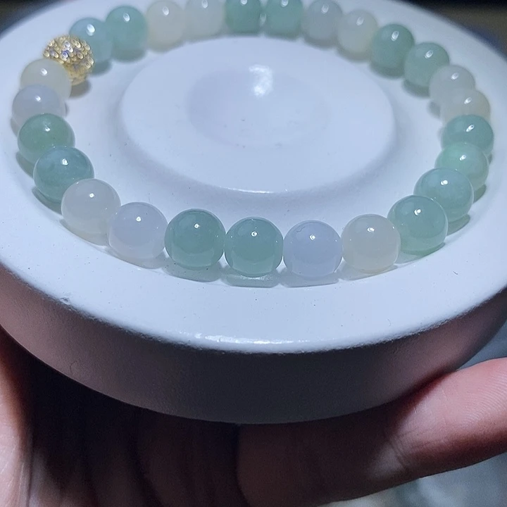 未镶嵌手串翡翠天然缅甸A货翡翠手串卡7.8