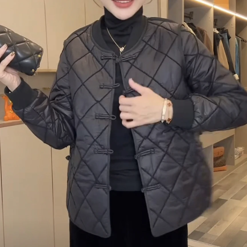 新中式亮扣薄棉服GFYC8889