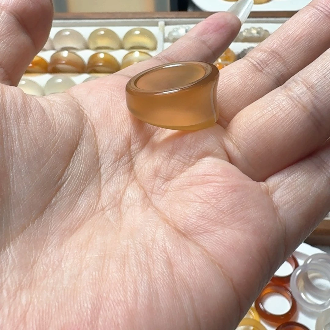 合金戒指玛瑙/玉髓205港13