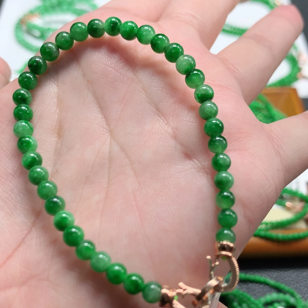 翡翠未镶嵌手链翡翠