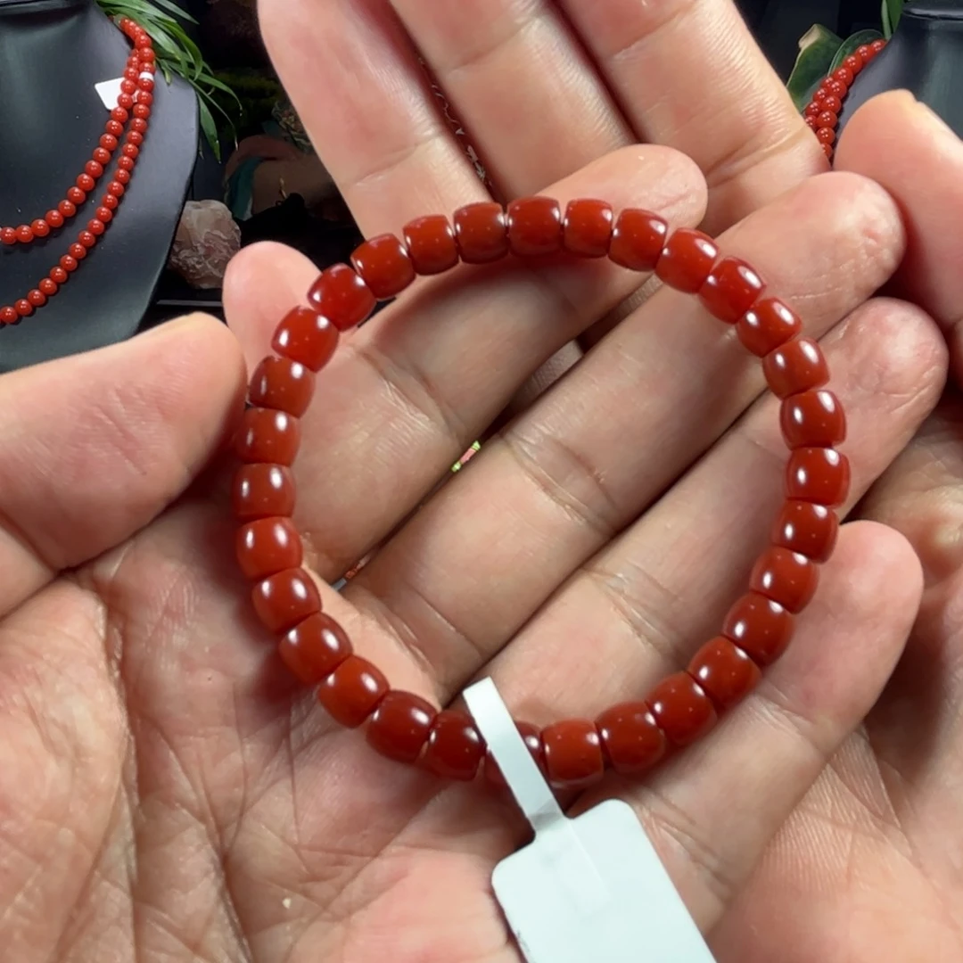 手链未镶嵌南红玛瑙茶**后