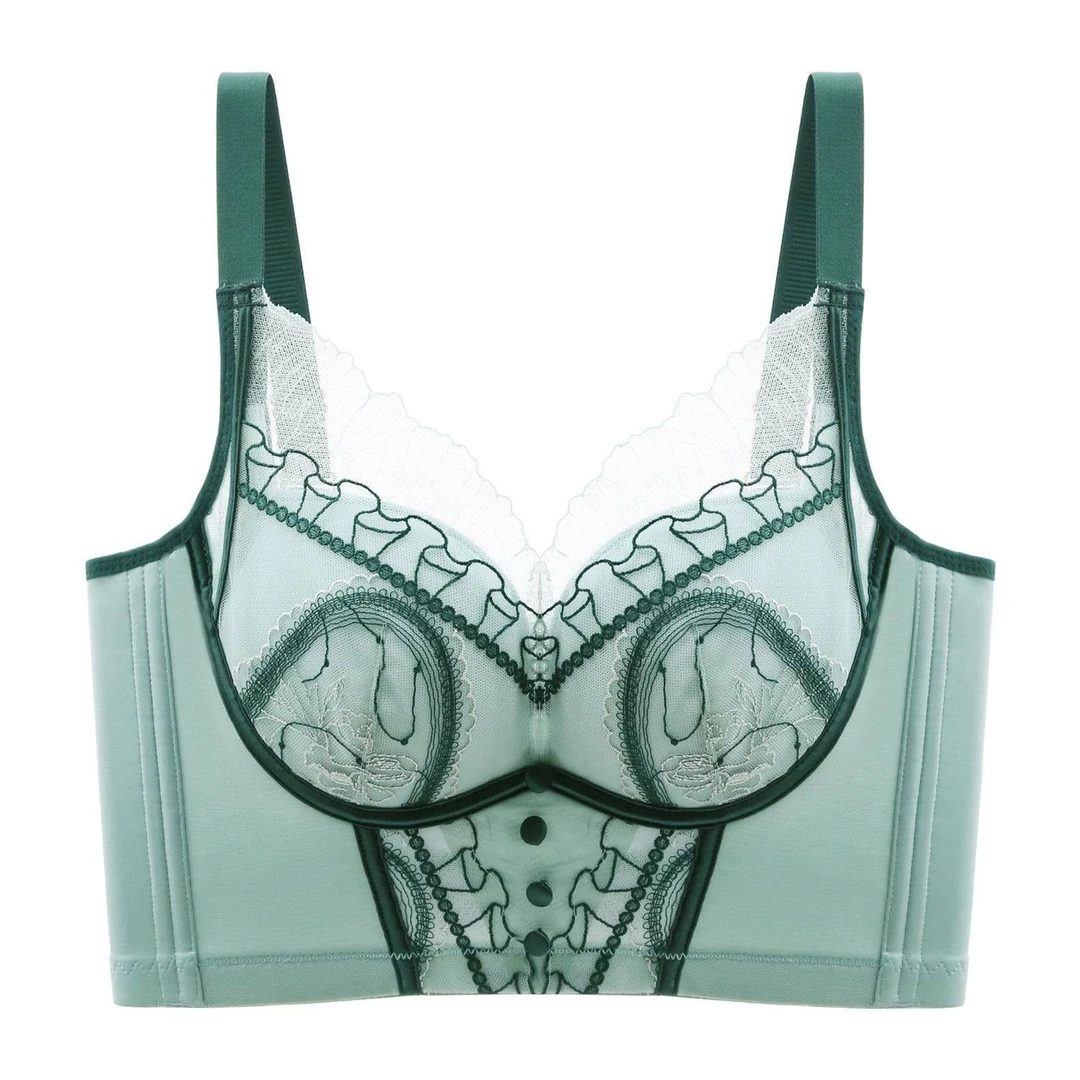 调整型内衣蕾丝美背蚕丝养护文胸1101