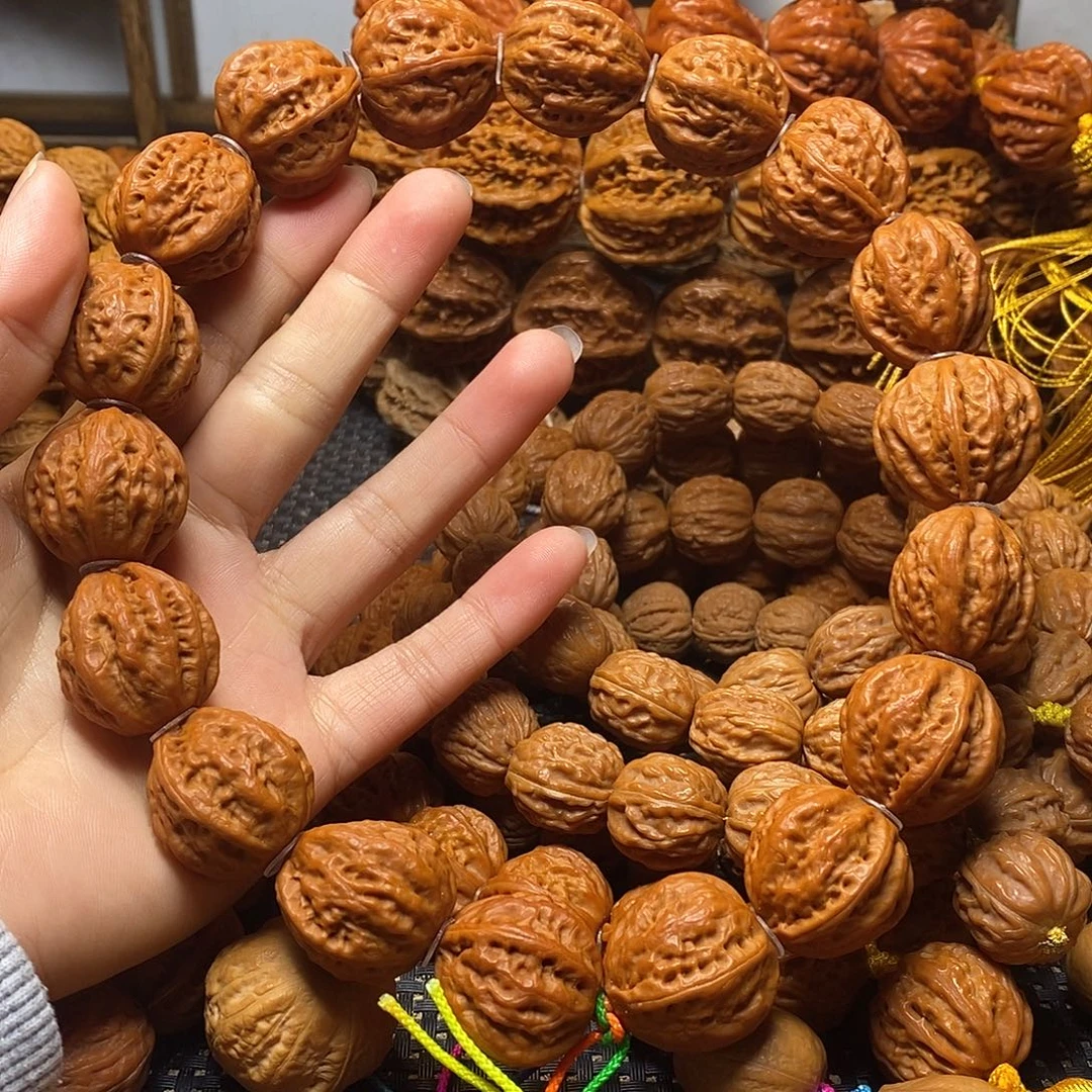 手串文玩核桃龙脊八棱手持