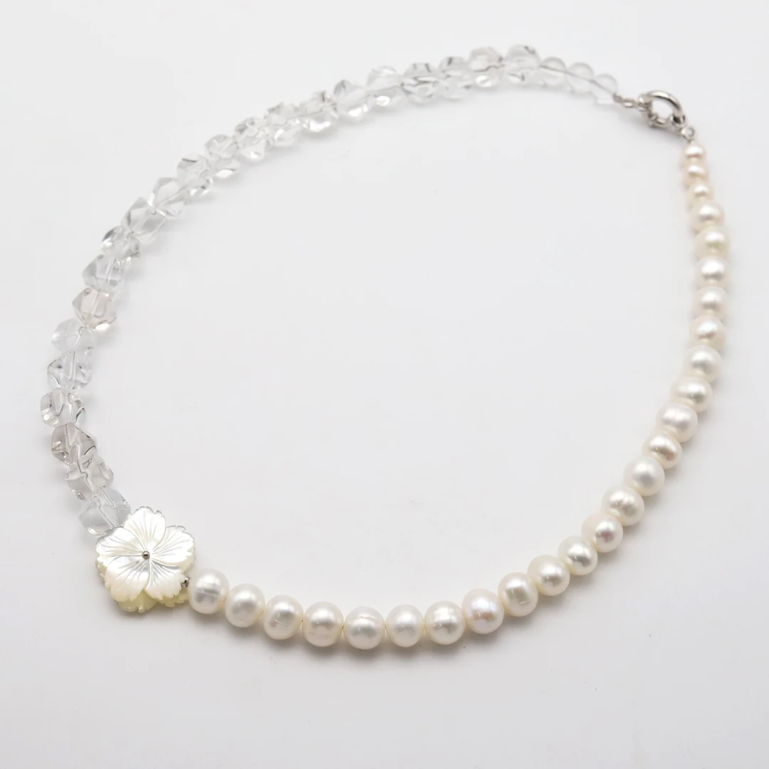 【朝暮-轻柔版】S925银珍珠项链P12902046