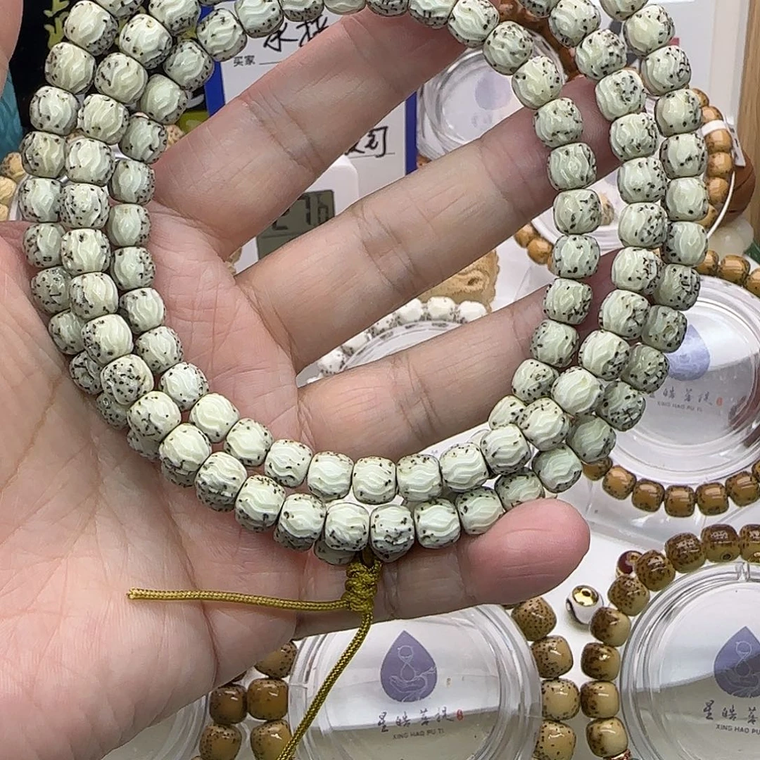 手串星月菩提8*7河豚龙须108