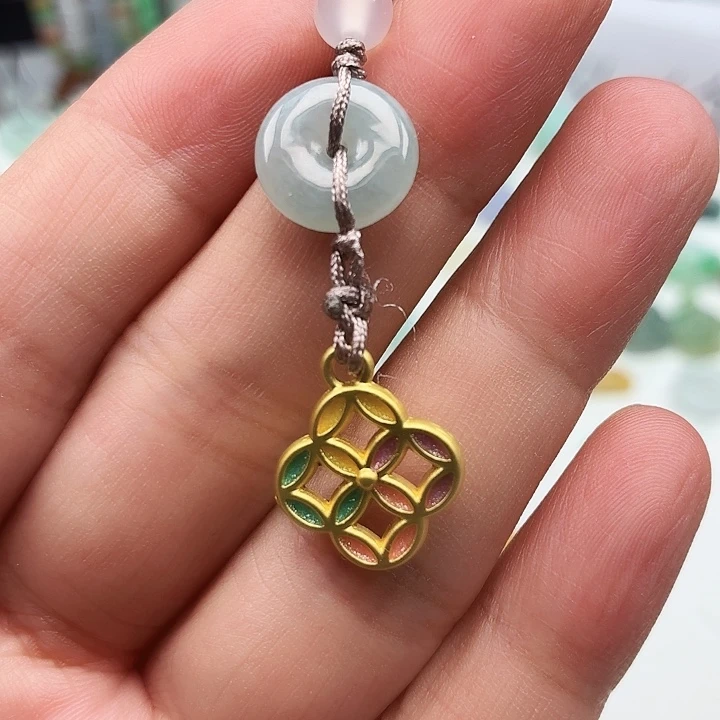 翡翠未镶嵌吊坠(不含链)钱币