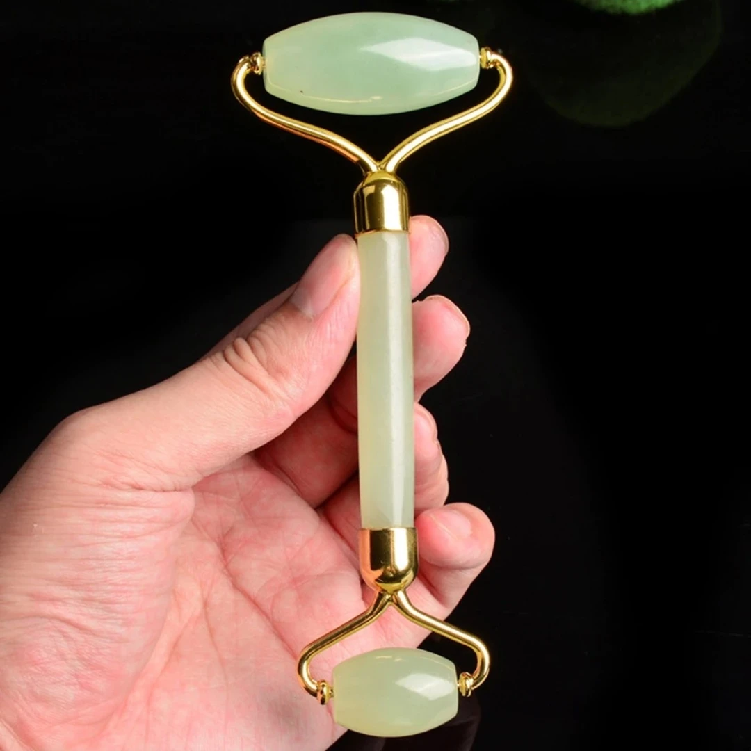 【集团·福利】蛇纹石玉未镶嵌随机发货一个/玉美容仪