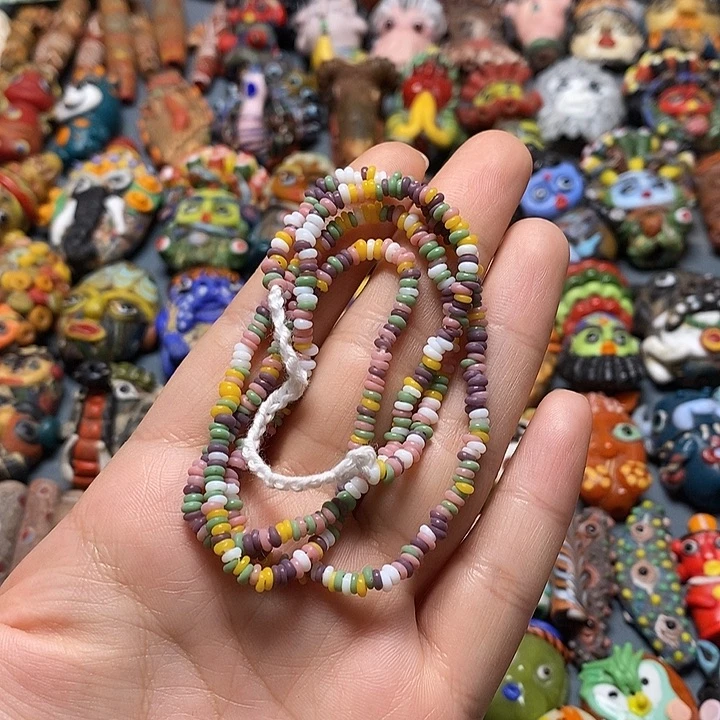 琉璃颈饰印度尼西亚链子