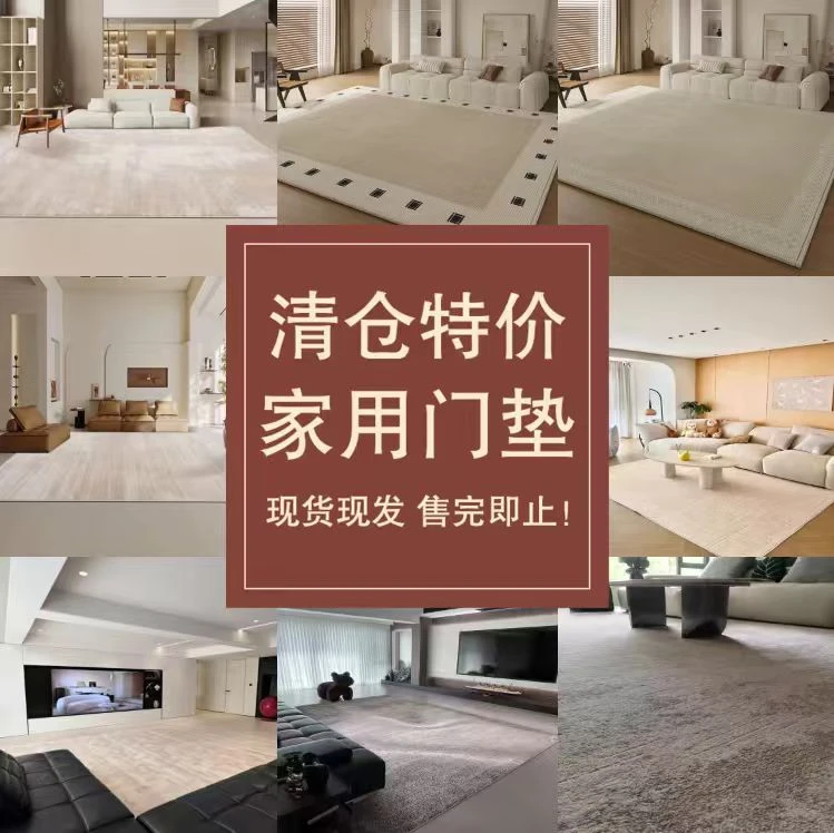 特价清仓B001门垫地垫入户门垫轻奢耐脏进门家用除尘脚垫子可裁剪