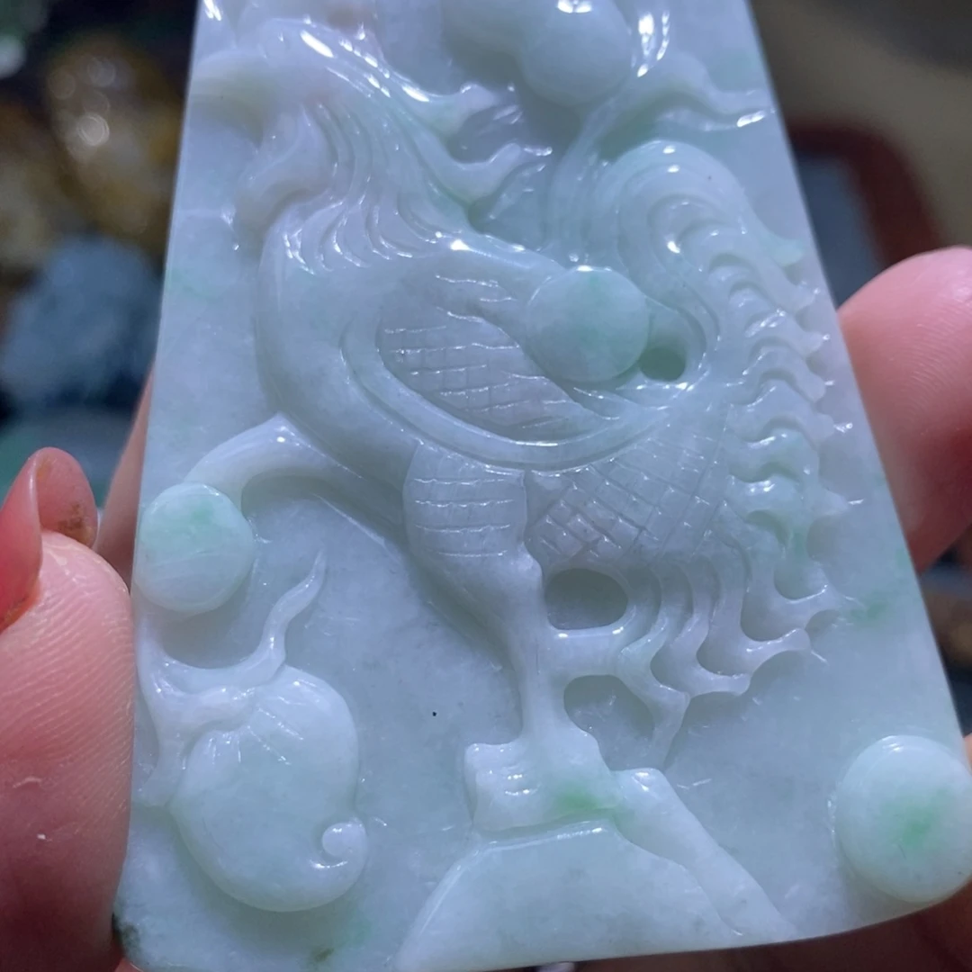【闪购商品】翡翠未镶嵌颈饰鸡