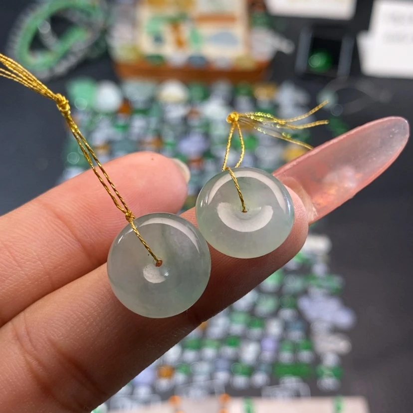 【闪购商品】翡翠挂件未镶嵌扣子