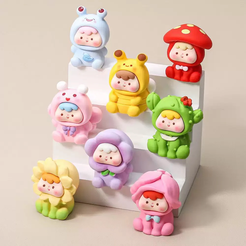 【九宫格】手感漆丛林崽崽可爱好看树脂摆件桌面办公车载装饰品