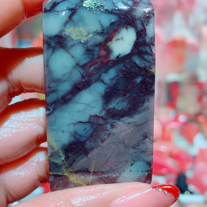 巴林石a*c巴林紫云印章一枚